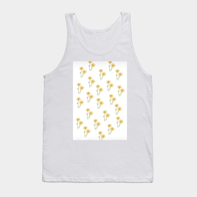 Sunflower print design Tank Top by BlossomShop